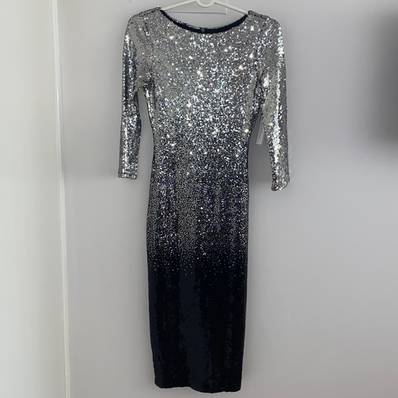 premier amour Dresses & Skirts - Premier Amour Sequin Midi Dress Size 4 NWT
